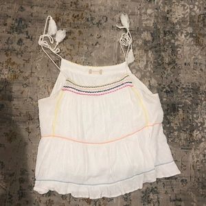 Altar’d State White Sleeveless Blouse